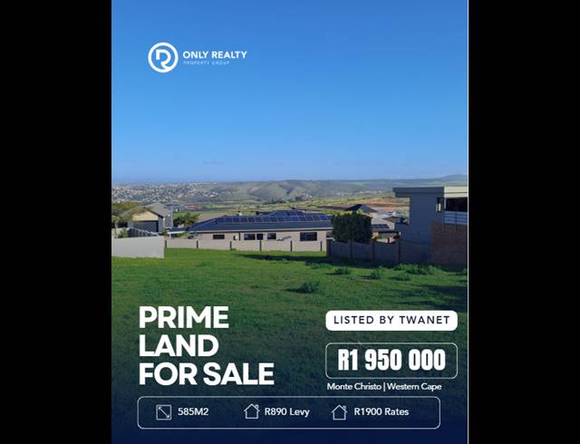 600M² VACANT LAND FOR SALE IN MONTE CHRISTO